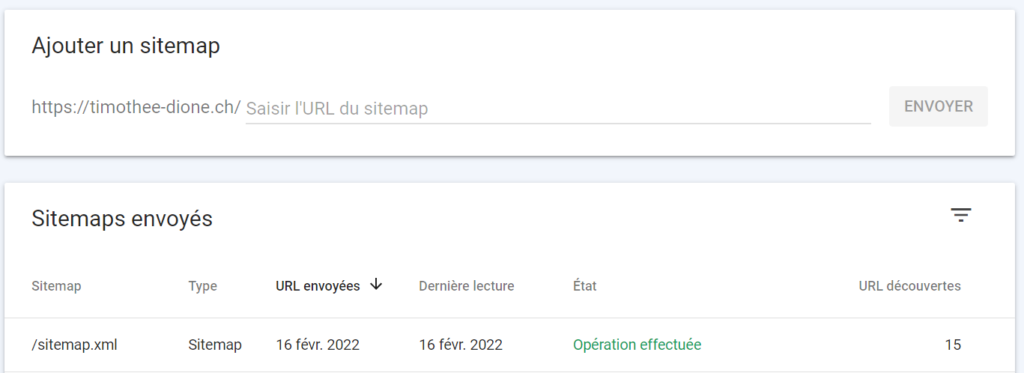 Indicaiton au robot de Google où trouver le fichier siteMap pour améliorer son référencement SEO en web marketing.
